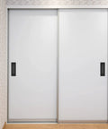 6 Inch Recessed Finger Flush Pulls for Pocket Doors and Closet Doors, Matte Black Stainless Steel Rectangular Door Pulls Hardware