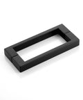 Shower Door Pull Handle For Glass Doors Matte Black 6 Inch Durable Stainless Steel Construction With Secure Comfortable Grip