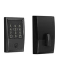 Smart WiFi Front Door Deadbolt With Built In WiFi App Control And Keyless Entry Unlock From Anywhere Through The Connected App Apple Watch Unlock Capability With HomeKit And Alexa Compatible Matte Black Finish Easy Install For Enhanced Security And