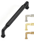 10 Pack Matte Black Cabinet Pulls With 5 Inch Center To Center Measurement Solid Zinc Alloy Drawer Handles in assorted finishes