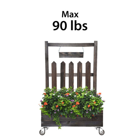 1" Small Caster Wheels for Furniture - Low Profile Casters Set of 4, Total Capacity 90 lbs, Perfect for Nightstand, Side Table, and Small Projects (No Brake)