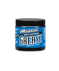 Maxima 80916 Waterproof Grease - 16 oz. Bottle, BLACK, front view of blue container