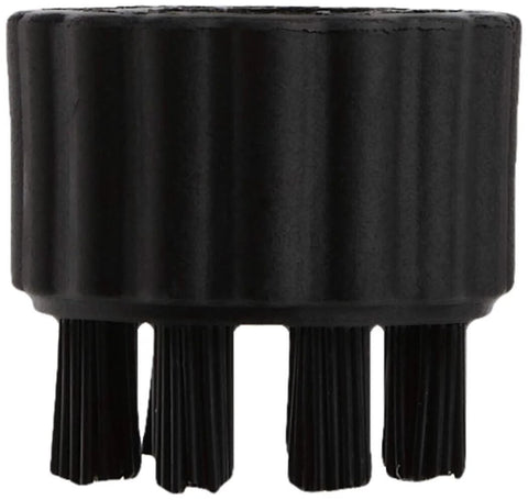 Close-up of McCulloch A275-002 Short Nylon Brush in black, showcasing nylon bristles for tough stain removal on various surfaces.