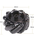 Mecanum Wheel Robot Chassis Kit With 360 Degree Omnidirectional Wheels Aluminum Alloy Frame TT Motors 66mm Omnidirectional Wheels
