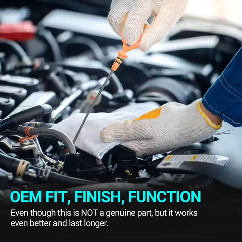 Mechanic using tool on car engine, illustrating non-OEM fit and function benefits
