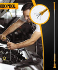 Man using 159 Piece Tool Set With Storage Case For Mechanic And Car Repair Home Auto Fixes And General DIY Projects tool