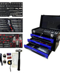 439-Piece Mechanic Tool Set in Heavy-Duty 3-Drawer Steel Box with 4-Tier Socket, Wrenches & Pliers for Auto Repair, Garage, Workshop