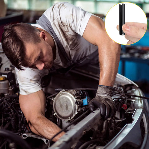 Mechanic using 450 Pcs Split Roll Pin Set With Storage Case M2 Through M10 Slotted Spring Steel Pins Black Oxide for automotive repair