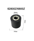 Mechanical Pulley Bearings, Roller Idler Bearing Pulley, Chain Pulley, Tensioner Pulley Guide, 10mm x 30mm, 62800Z/6800Z