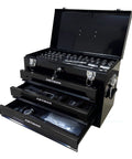439 Piece Mechanics Tool Set, 3 Drawer Heavy Duty Metal Box with Household Tool Kit, Portable Tool Organizer Case for Auto Repair