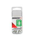 Medium Aluminum Pop Rivets Three Sixteenths Inch For Metal Fabric Leather And Auto Repair in plastic packaging, front view