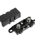Beefy Mega Fuse Holder For AMG Mega Fuse Pack Of 2, Heavy Duty M8 Bolt Car Fuse Clamp, rugged design, visible mounting holes