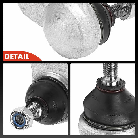 Close-up of 2 Pack Front Upper Ball Joints for Mercedes Benz E Class CLS And SL Models 2003 To 2012 showing metal and rubber components
