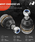 Two Piece Front And Rear Outer Ball Joint Set For Mercedes-Benz E Class And CLS Series 2003 2011 components displayed.