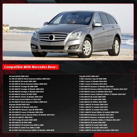 Rear Wheel Bearing Replacement For Mercedes Benz ML350 GL350 W164 X164 V251 2005 2017 Left Or Right Fits 1649810406 shown