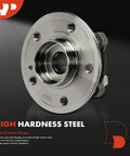 Mercedes-Benz Front Or Rear Wheel Bearing And Hub Assembly For CLA250 CLA35 AMG CLA45 AMG GLA250 GLA35 AMG GLA45 AMG A220 A35 AMG GLB250 GLB35 AMG 2019 2021 Fits Front Wheel Drive Models And Ready To Install. Close-up view.