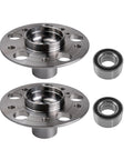 Rear Wheel Bearing And Hub Kit For Mercedes Benz C Class 1998 Through 2007 Includes 2 Rear Bearings And 2 Rear Hubs For C230 C240 C280 C32 AMG C320 C55 AMG Vehicles, DIY Friendly