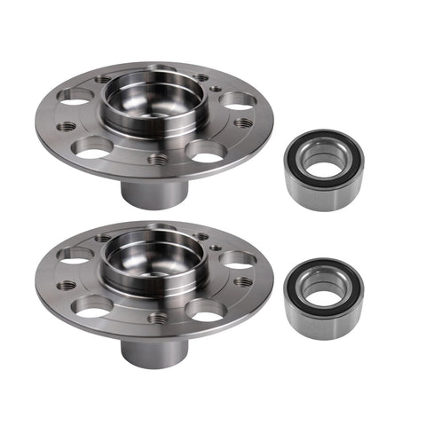 Rear Wheel Bearing And Hub Kit For Mercedes Benz C Class 1998 Through 2007 Includes 2 Rear Bearings And 2 Rear Hubs For C230 C240 C280 C32 AMG C320 C55 AMG Vehicles, DIY Friendly
