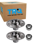 Rear Wheel Bearing And Hub Kit For Mercedes Benz C Class 1998 Through 2007 Includes 2 Rear Bearings And 2 Rear Hubs For C230 C240 C280 C32 AMG C320 C55 AMG Vehicles, DIY Friendly, showing components and packaging.