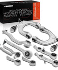 12 Piece Beefed Up Front And Rear Control Arm Set With Sway Bar Link Outer Tie Rod End And Lower Rear Ball Joint For Mercedes Benz E320 E350 E500 E550 E55 AMG CLS500 2003 To 2011