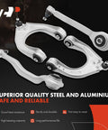 12 Piece Beefed Up Front And Rear Control Arm Set With Sway Bar Link Outer Tie Rod End And Lower Rear Ball Joint For Mercedes Benz E320 E350 E500 E550 E55 AMG CLS500 2003 To 2011