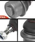 Front Lower Ball Joint Pair For Mercedes Benz E320 E350 close-up with detail view of threaded stud and rubber boot.