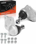 2 Pack Front Upper Ball Joints For Mercedes Benz E Class CLS And SL Models 2003 To 2012 Compatible With E320 E350 E500 E550