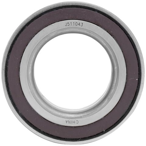 2 Pack Front Wheel Bearing Set For Mercedes Benz Vehicles 2014 To 2020, close-up of single bearing, metal and rubber seal visible