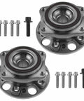 Two Pack Front Wheel Bearing Hub Assembly For Mercedes S550 2014 2017 S560 2018 Maybach S550 2017 Direct Fit Replacement OE Quality Replaces VKBA7048 And A2223340306 Quick Install Plug And Play Ready showing tapered design and pre-greased hubs.