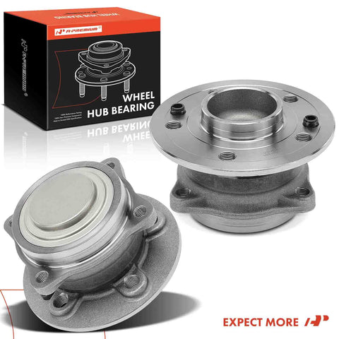 Front Wheel Bearing And Hub Assembly Pair For Mercedes GLE350 2016-2018 And ML350 2013-2015 RWD 3.5L V6 shown in packaging