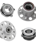 4 Piece Wheel Bearing Hubs Kit For Mercedes-Benz CLS63 AMG E250 E350 E400 E550 Direct Fit Front And Rear Wheel Bearings Hubs