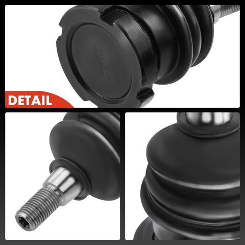 Close-up of Two Front Lower Ball Joints Kit For Mercedes M Class ML320 ML350 ML430 ML500 ML55 AMG 1998 To 2007 Replacement Suspension Upgrade