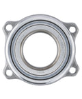 Front view of Premium Wheel Bearing And Hub Assembly for Mercedes Benz E350 and wide model compatibility, metal structure visible