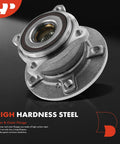 Rear Wheel Bearing And Hub Assembly For Mercedes Benz CLA250 CLA45 AMG GLA250 GLA45 AMG B250 2014 To 2020 AWD Replacement Beefed Up Heavy Duty Bearings With Direct Fit Design And Long Lasting Durability