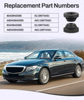 Mercedes Benz Rubber Bearing Mount Kit Two Pack For A Class B Class C Class E Class G Class S Class V Class CLA CLK GLA ML SLK Sprinter Valente Viano Vito Vehicles Replace 6040940085 6119970481 Durable Rubber Vibration Dampening And Easy Install with car and part numbers
