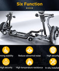 Beef Up Your Mercedes SUV With This Eight Piece Suspension Kit Featuring Front Upper Control Arm With Ball Joint, Lower Ball Joint, Front Outer Tie Rod End, And Sway Bar End Links For GL450 GL550 ML320 ML350 ML450 ML500 2006 To 2012 displayed with highlighted functions