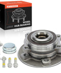 Mercedes-Benz Front Or Rear Wheel Bearing And Hub Assembly For CLA250 CLA35 AMG CLA45 AMG GLA250 GLA35 AMG GLA45 AMG A220 A35 AMG GLB250 GLB35 AMG 2019 2021 Fits Front Wheel Drive Models And Ready To Install shown with packaging and hardware