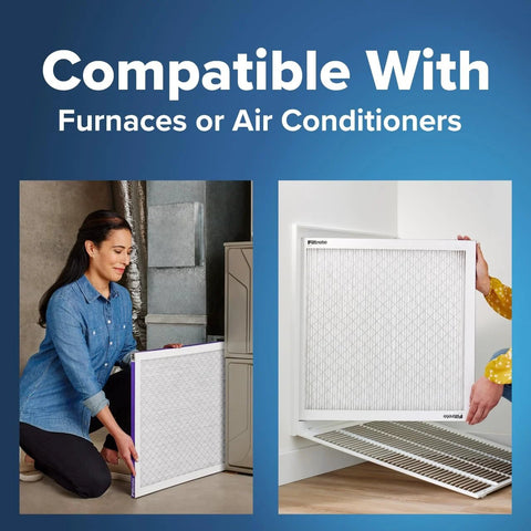 Installation of MERV 12 Pleated Air Filter 20x25x1 with Electrostatic Media, MPR 1500, Certified Asthma Friendly