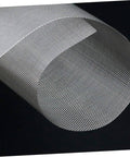 Close-up of rolled metal wire mesh from 10 Pcs Bumper Repair Mesh Screen Durable Metal Wire For Efficient Welding And Car Bumper Patch Repair For Cracks DIY Auto Body Patch Kit For Quick Strong Welds