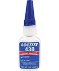 金属接着用瞬間接着剤LOCTITE 430ボトル1本oz サイズも適切で、工業環境における迅速かつ耐久性のある接合に最適です。