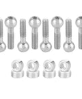 Metal Ball Head Screws For 1/10 Scale RC Cars, Threaded Replacement Pack For 94122 94166 94155 94188 Models, silver alloy