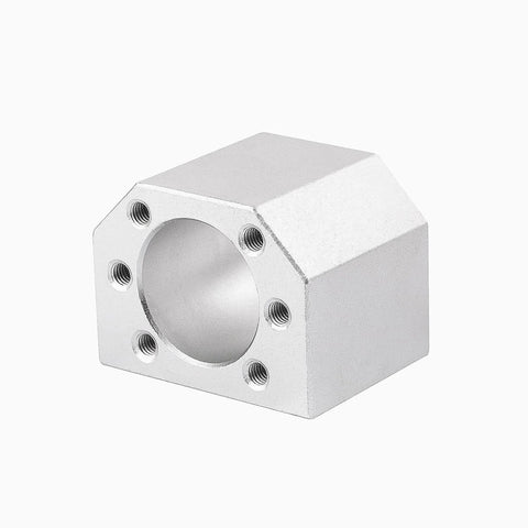 550mm SFU1605 Ball Screw Kit Metal Ball Nut Housing, CNC and 3D Printer End Machined, 16mm Diameter, 5mm Lead, square metal housing