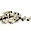 Pile of 10mm Outer Diameter 8mm Inner Diameter Self Lubricating Oilless Bearing Sleeve Composite Bushing 20pcs Flanged Metal Silver Tone