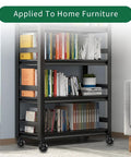 Metal bookshelf with books on Three Inch Thread Screw In Office Chair Caster Wheels Not Metric M10 Three Eighths Inch
