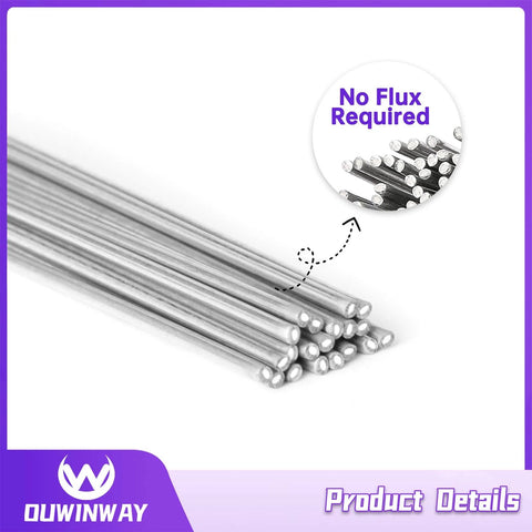 All Metal Brazing Rods Set One Sixteenth Inch By Thirteen Inch Flux Core For All Metal Repair And Welding, Ideal For Diy