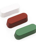 Metal Buffing Polishing Compound Kit 3 Piece For Bright Finishes Includes Green Fine White Medium Red Coarse Compounds