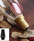 5 Pack Metal Cable Glands Strain Relief Cord Connectors for wiring, shown with a vintage style bulb on wooden surface with leaves