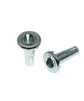 Metal Caster Sockets Eight Pack Stem Sleeve Wheel Socket For Replacing Plug In Mounting Rod Grip Ring Casters And Chair Legs