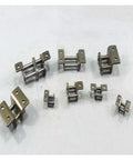 Chain Metal Conveyor Transmission Chain Join Roller Chain Connector Mingping Double Hole 08B One Side Carbon Steel Roller Chain Link