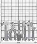 Pro Grade Card Making Die Cuts Metal Dies Set for Scrapbooking Embossing and Stenciling DIY Paper Craft Kit with tools displayed